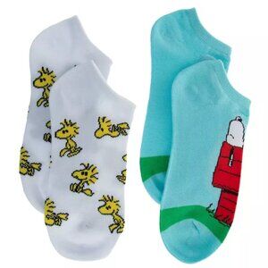 Peanuts Snoopy & Woodstock Low Cut Socks